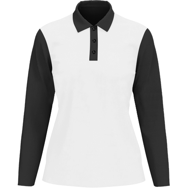 Ladies Ari Golf Shirt with 1 col 1 col print