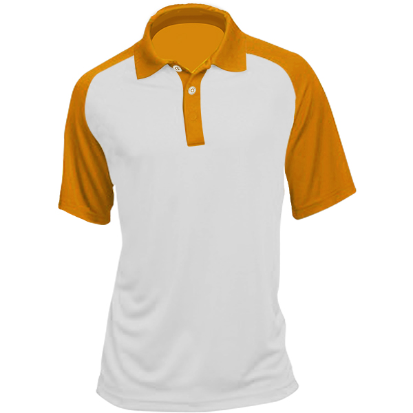 Unisex Aidan Raglan Golf Shirt with 1 col
