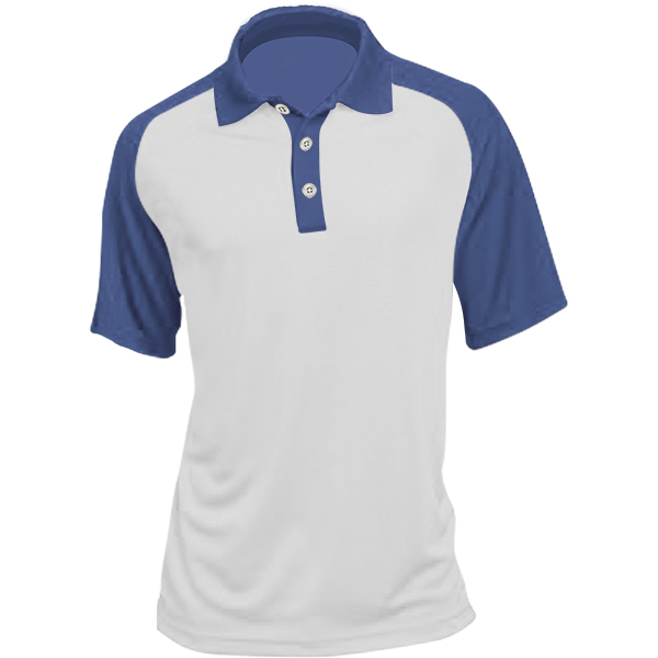 Unisex Aidan Raglan Golf Shirt with 1 col