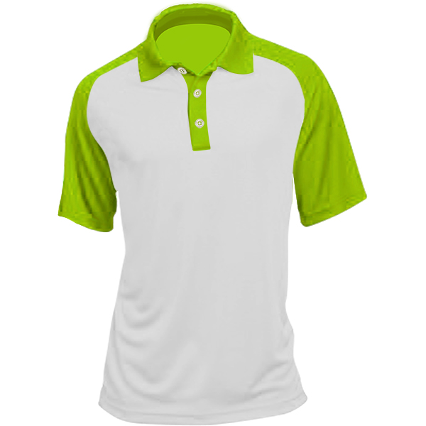 Unisex Aidan Raglan Golf Shirt with 1 col