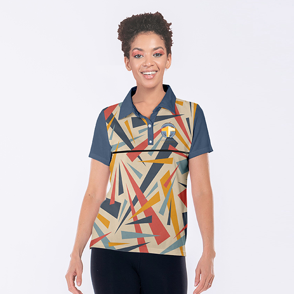 Ladies Koa Birdseye Golf Shirt with FC