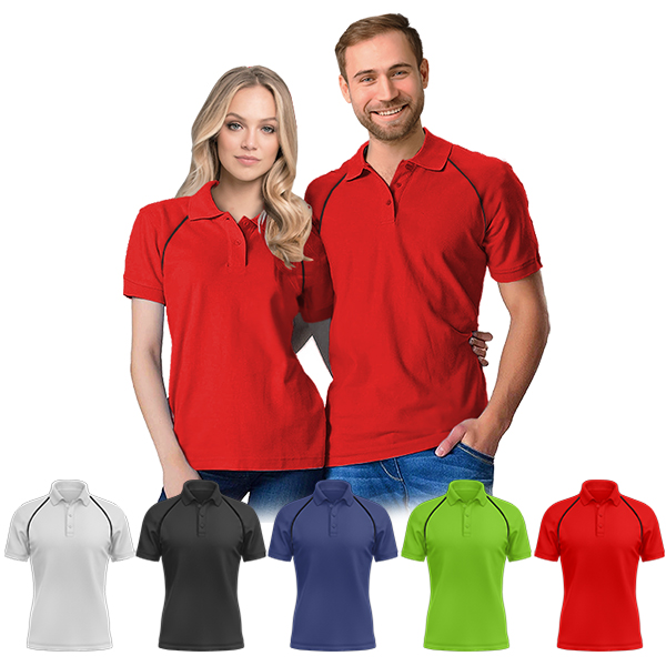 Unisex Marley Birdseye Golf Shirt A7 DTF Print