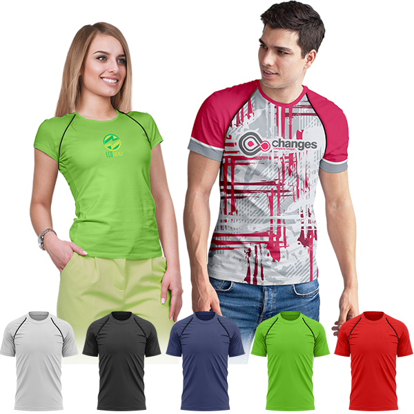 Unisex Sergei Raglan Birdseye Crew Neck