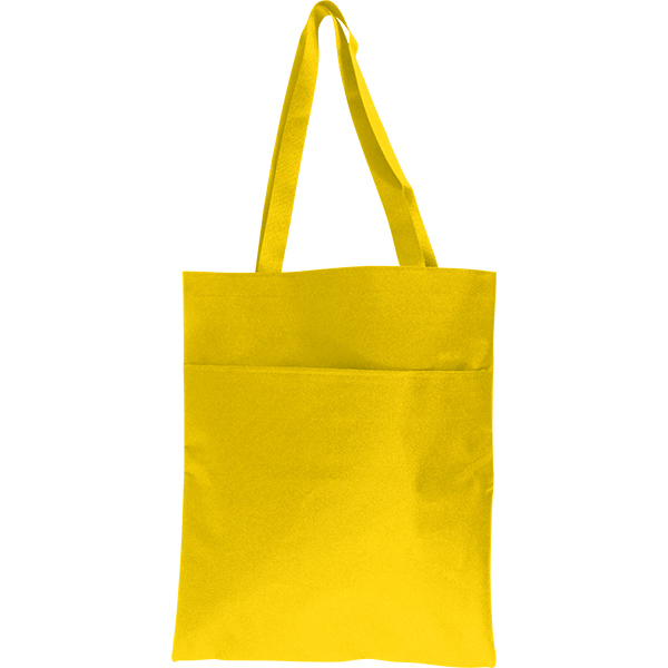Shoulder Shopper Bag with Pocket + 1 Col
