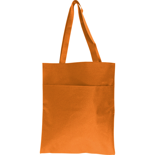 Shoulder Shopper Bag with Pocket + 1 Col