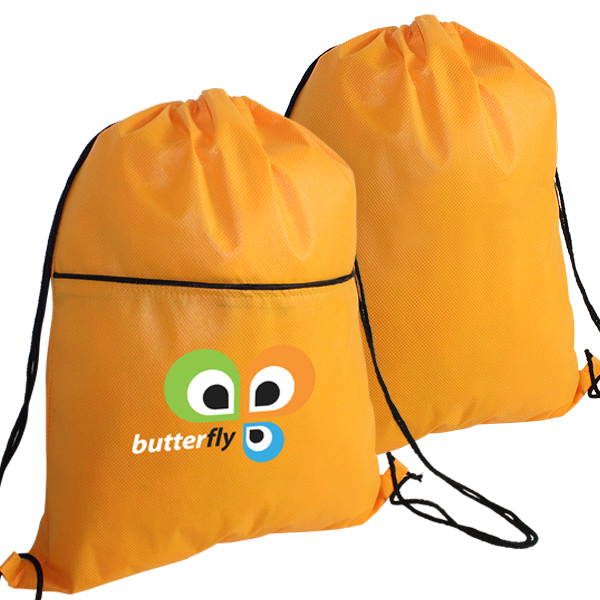 Onda Drawstring Bag with piping + 1 Col