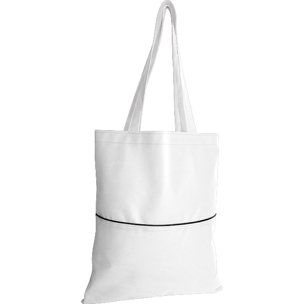 Hama Shoulder Shopper Bag with Piping + 1 Col