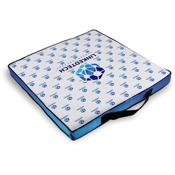 Galaxy FC Stadium Cushion with piping