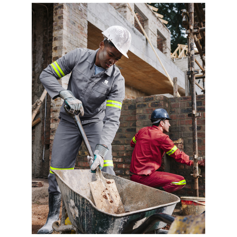 Trade Polycotton Conti Suit - Reflective Arms & Legs - Yellow Tape