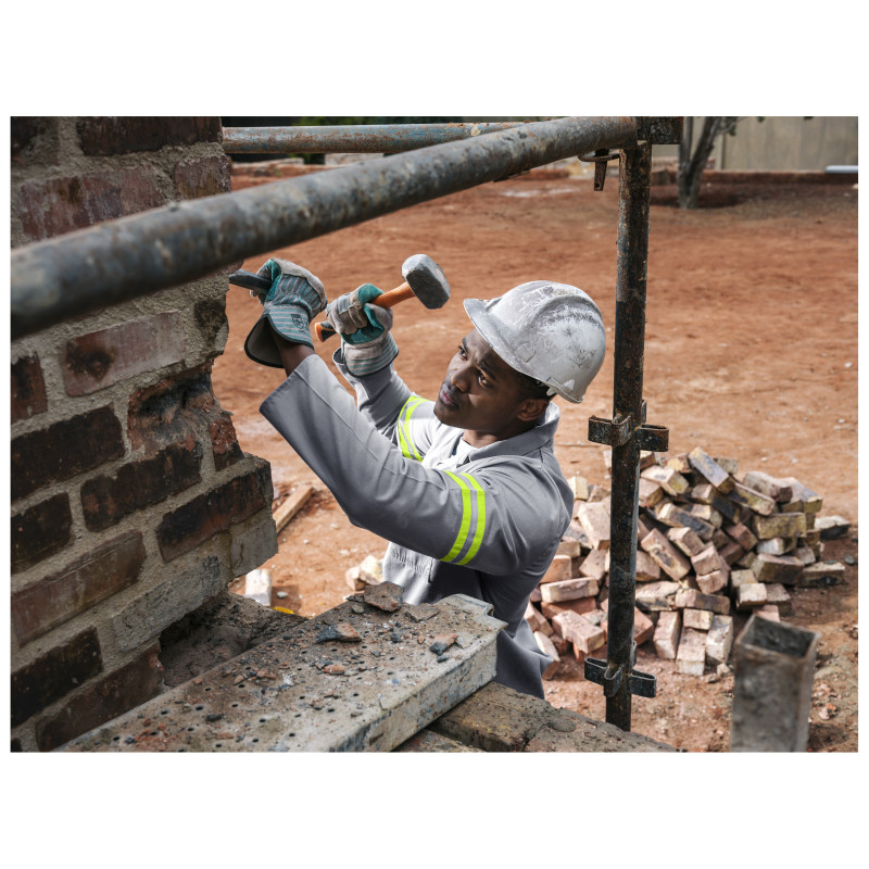 Trade Polycotton Conti Suit - Reflective Arms & Legs - Yellow Tape