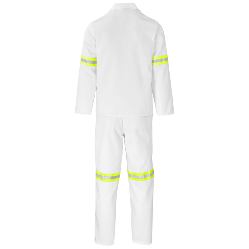 Trade Polycotton Conti Suit - Reflective Arms & Legs - Yellow Tape