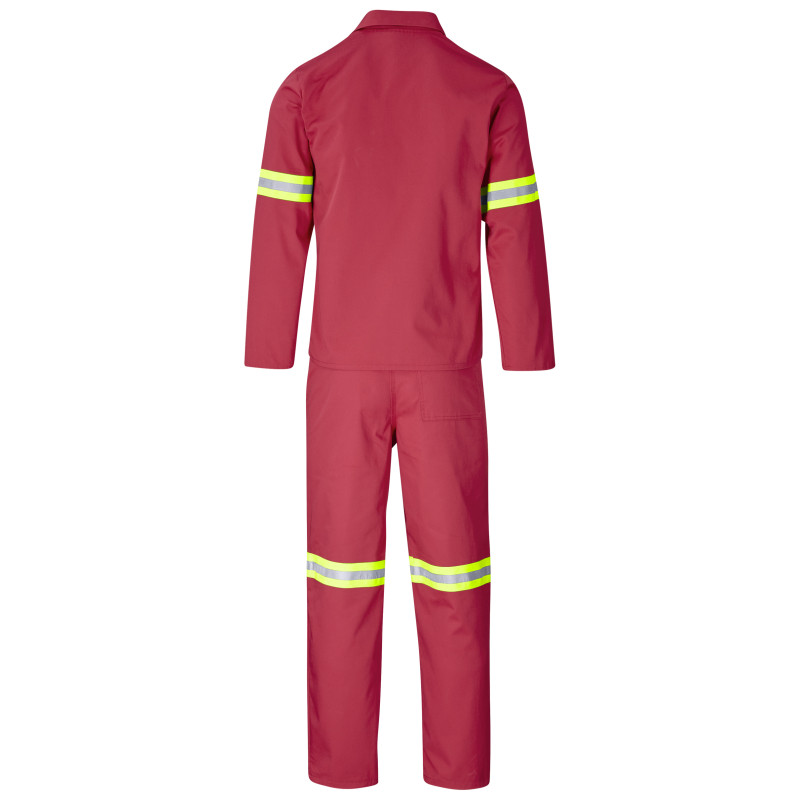 Trade Polycotton Conti Suit - Reflective Arms & Legs - Yellow Tape