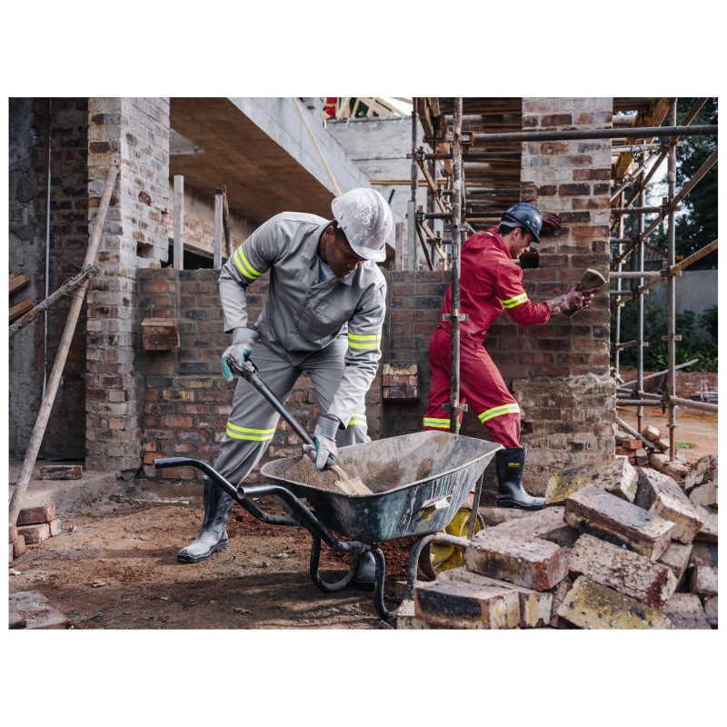 Trade Polycotton Conti Suit - Reflective Arms & Legs - Yellow Tape