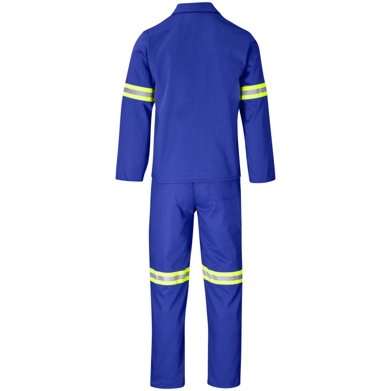 Trade Polycotton Conti Suit - Reflective Arms & Legs - Yellow Tape