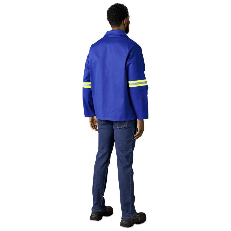 Artisan Premium 100% Cotton Jacket - Reflective Arms - Yellow Tape