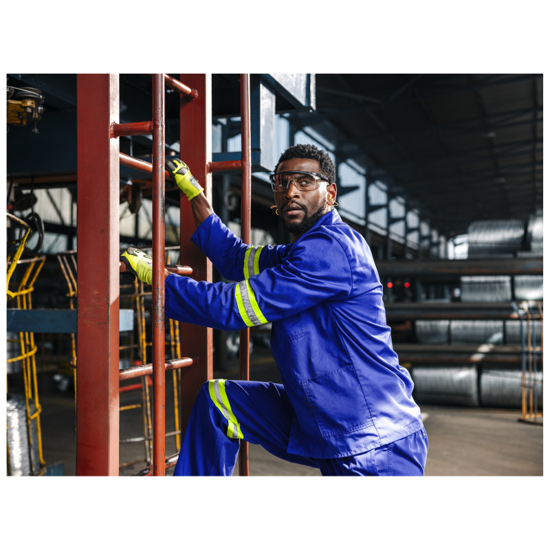 Artisan Premium 100% Cotton Jacket - Reflective Arms - Yellow Tape