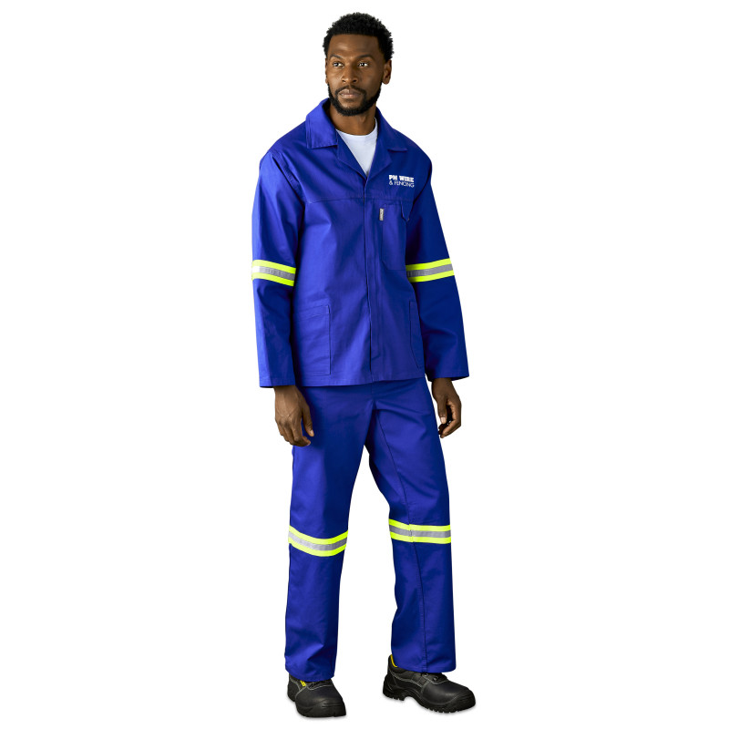 Artisan Premium 100% Cotton Jacket - Reflective Arms - Yellow Tape