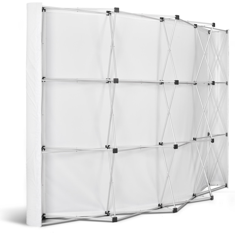 Legend Curved Banner Wall with Wings 2.85m x 2.25m