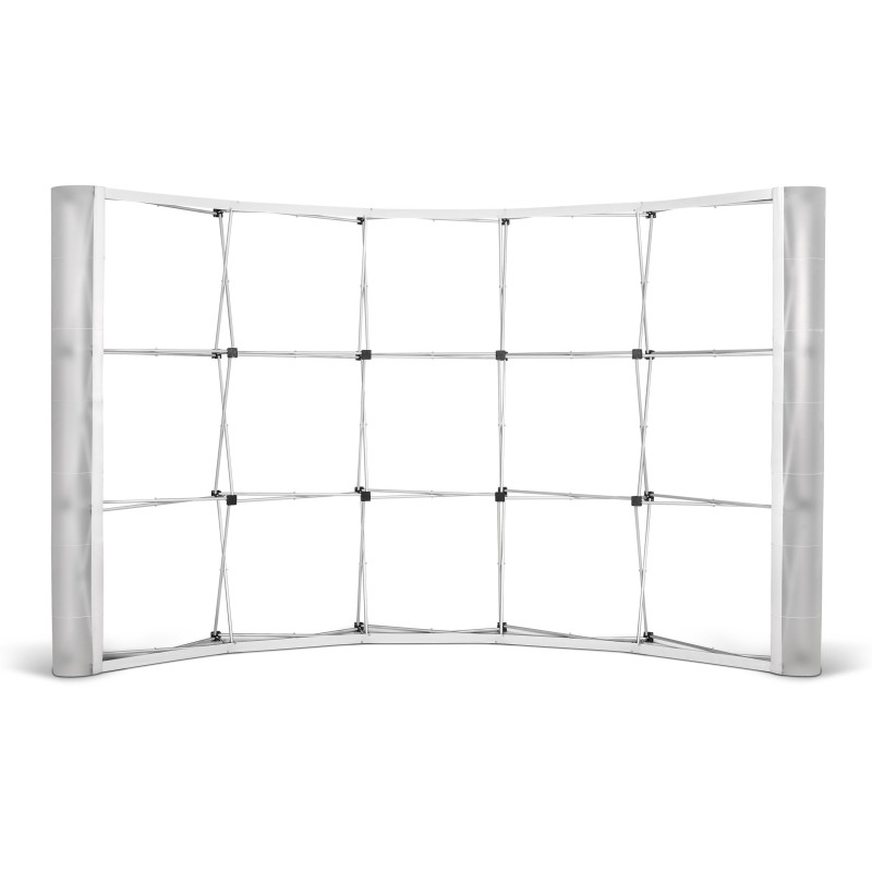 Legend Curved Banner Wall with Wings 3.5m x 2.25m