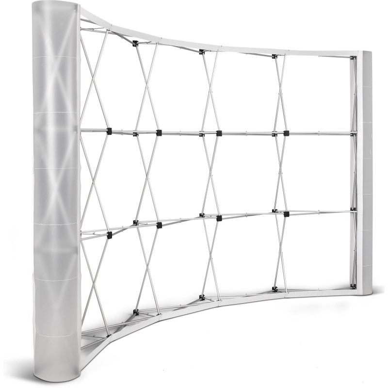 Legend Curved Banner Wall with Wings 3.5m x 2.25m