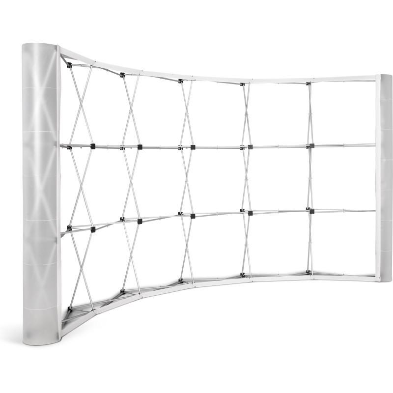 Legend Curved Banner Wall with Wings 4.2m x 2.25m