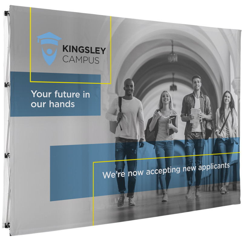 Legend Double-Sided Straight Banner Wall 3m x 2.25m