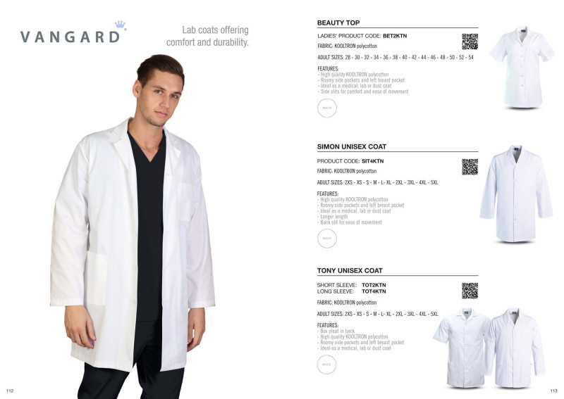 Tony Unisex Coat - Short sleeve