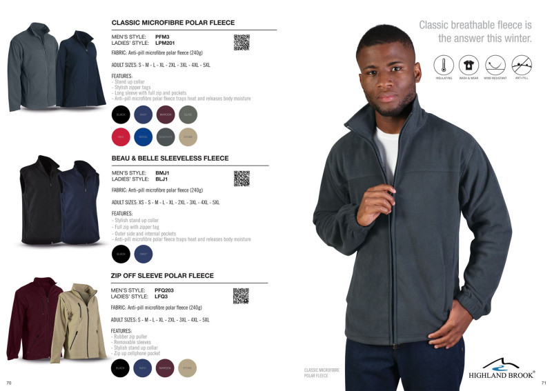 Zip Off Sleeve Polar Fleece