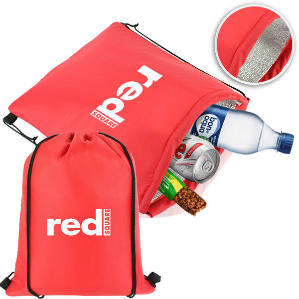 Drawstring Bag Cooler with 1 col