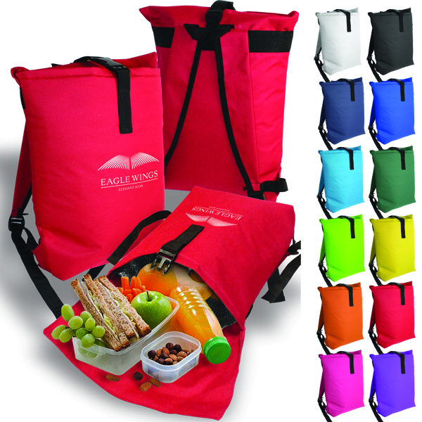 Cool Back Pack Cooler with 1 col Print 