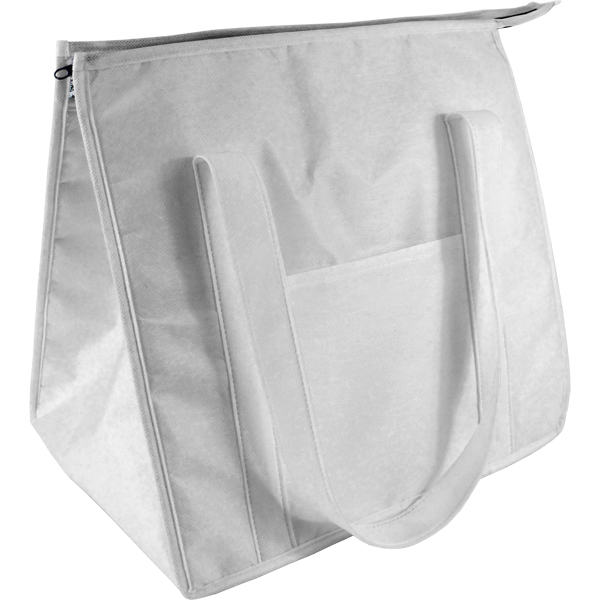 Albus Tote Cooler with 1 col print + pocket 