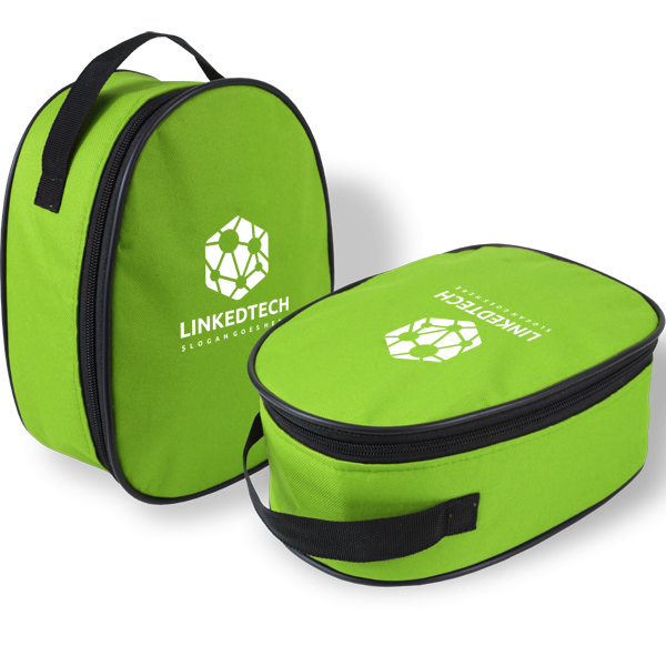 Feliz Luch Cooler with piping + 1 col print