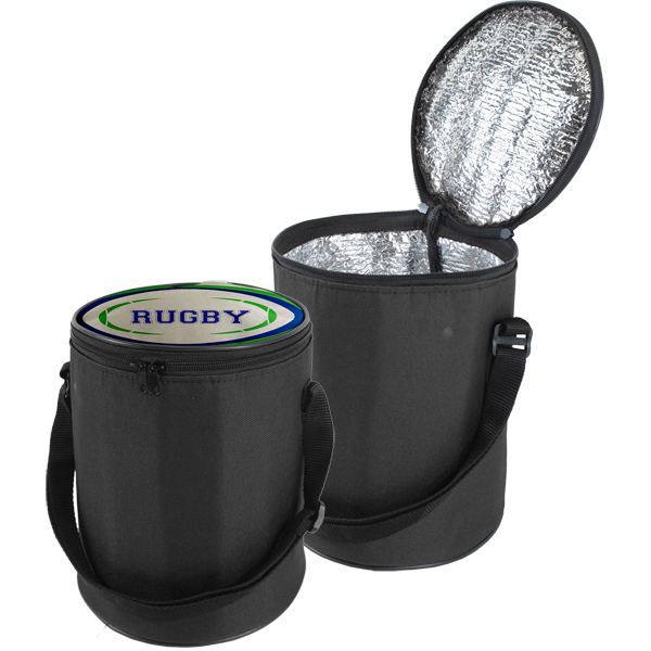 Rugby Sports Lunch Cooler with 1 col print & FC 