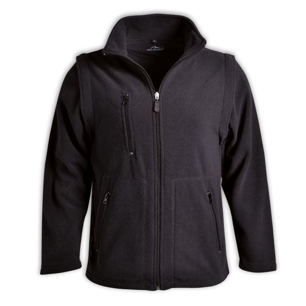 Ladies Zip Off Sleeve Polar Fleece