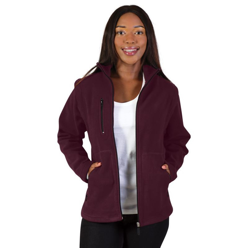 Ladies Zip Off Sleeve Polar Fleece
