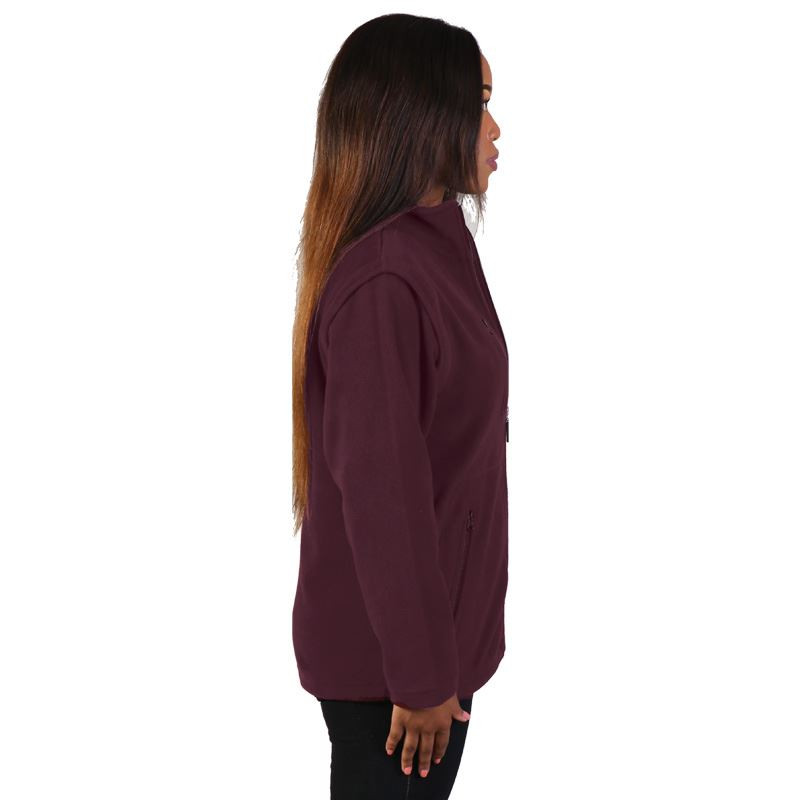 Ladies Zip Off Sleeve Polar Fleece