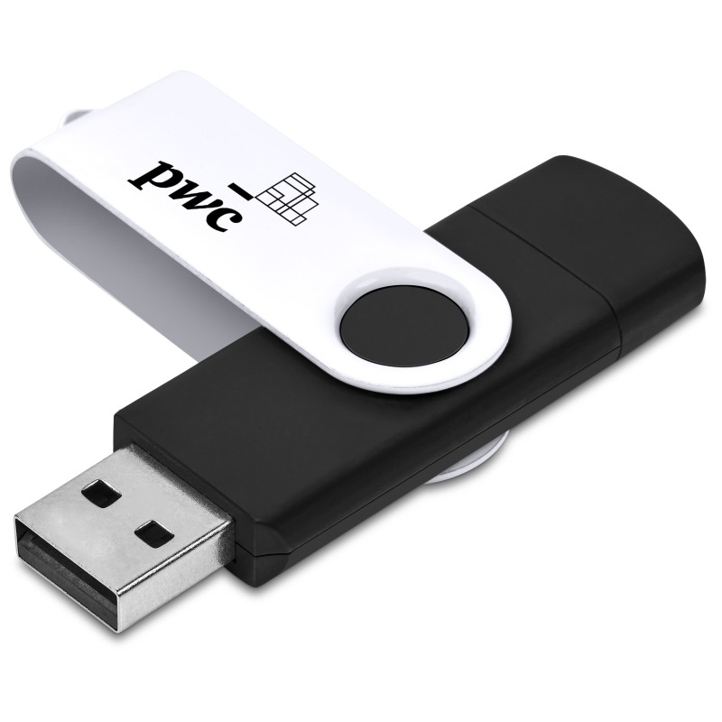 Shuffle Gyro Black Memory Stick - 8GB