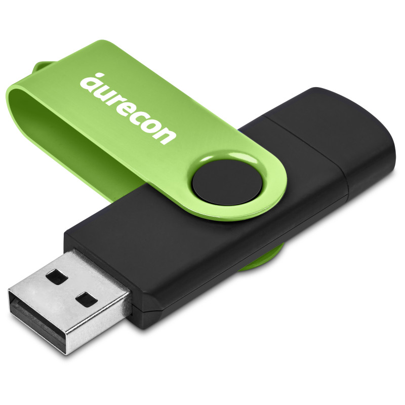 Shuffle Gyro Black Memory Stick - 8GB