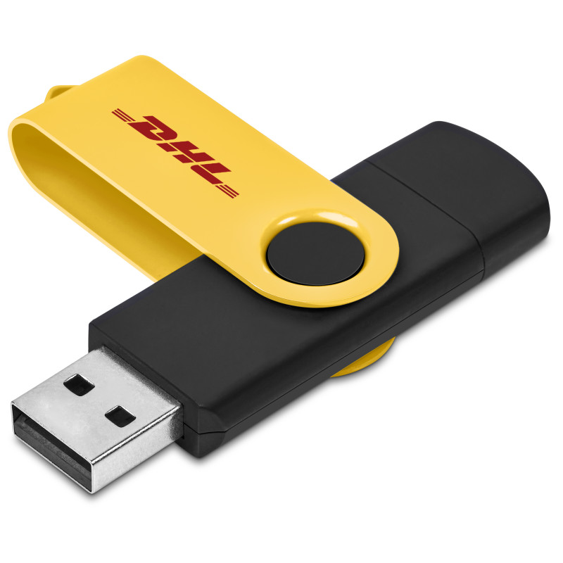 Shuffle Gyro Black Memory Stick - 8GB