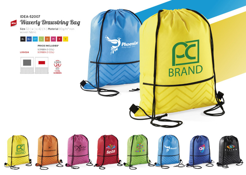 Altitude Waverly Non-Woven Drawstring Bag