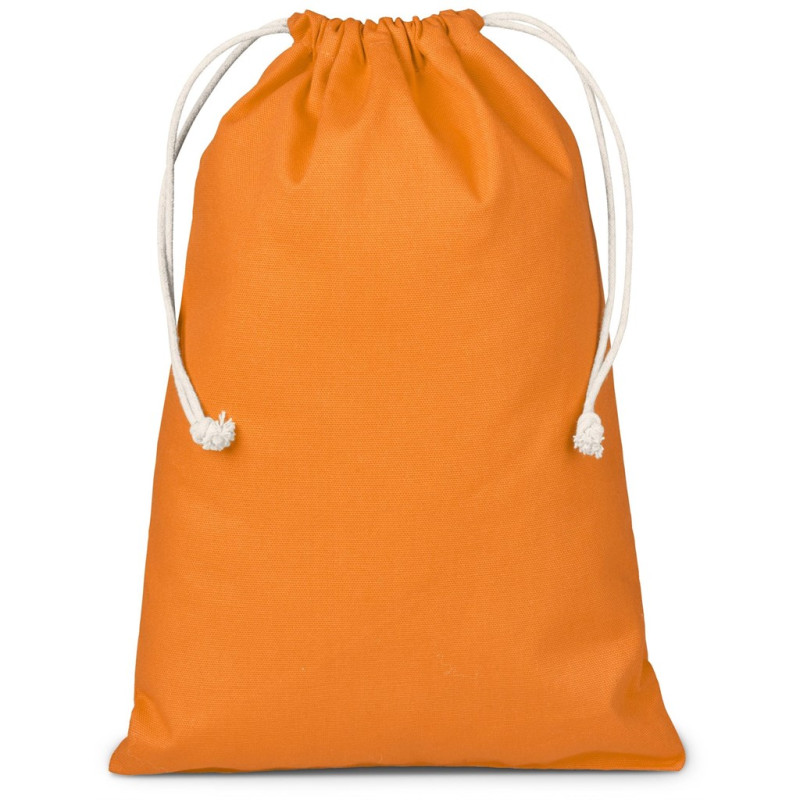 Altitude Allsorts Maxi Cotton Drawstring Pouch - Orange