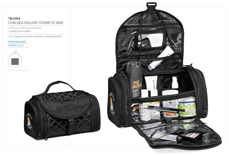 Chelsea Deluxe Cosmetic Bag