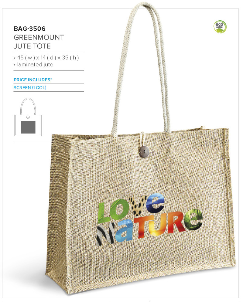 Okiyo Shinrin Jute Tote