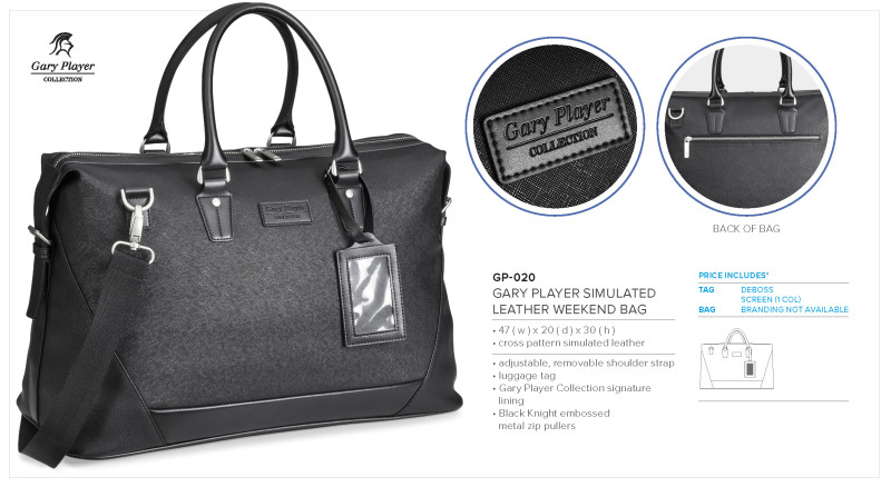 Gary Player Torrey Pines Weekend Bag