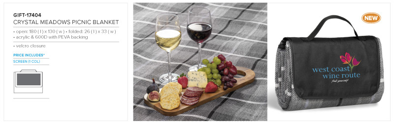 Crystal Meadows Picnic Blanket