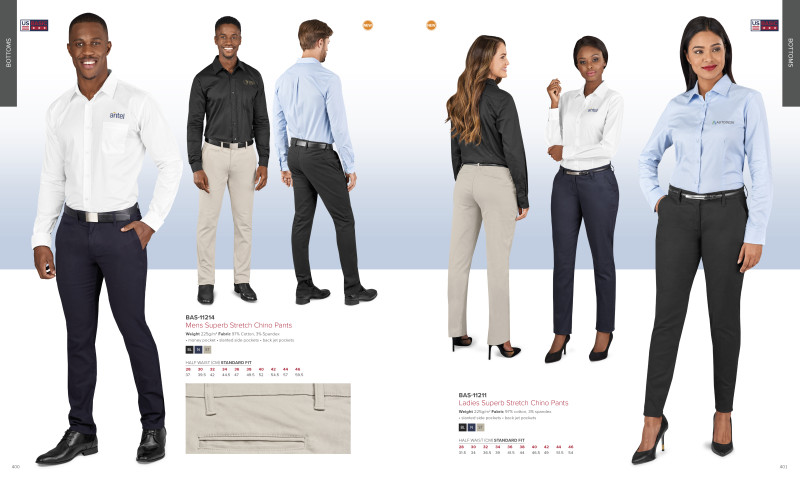 Ladies Superb Stretch Chino Pants