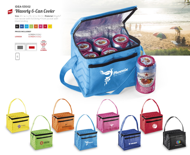 Altitude Waverly Non-Woven 6-Can Cooler