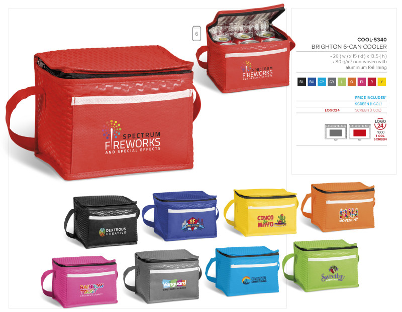 Brighton Non-Woven 6-Can Cooler