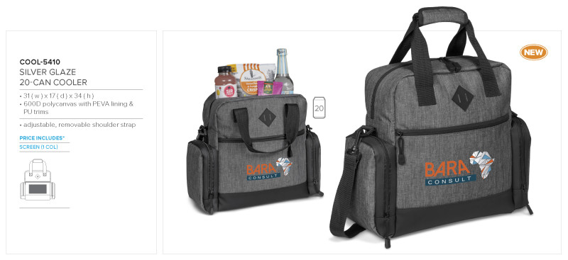 Silver Glaze 20-Can Cooler