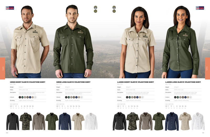 Ladies Short Sleeve Wildstone Shirt